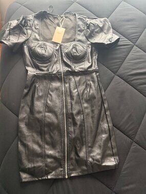 Faux Leather Corset Mini!